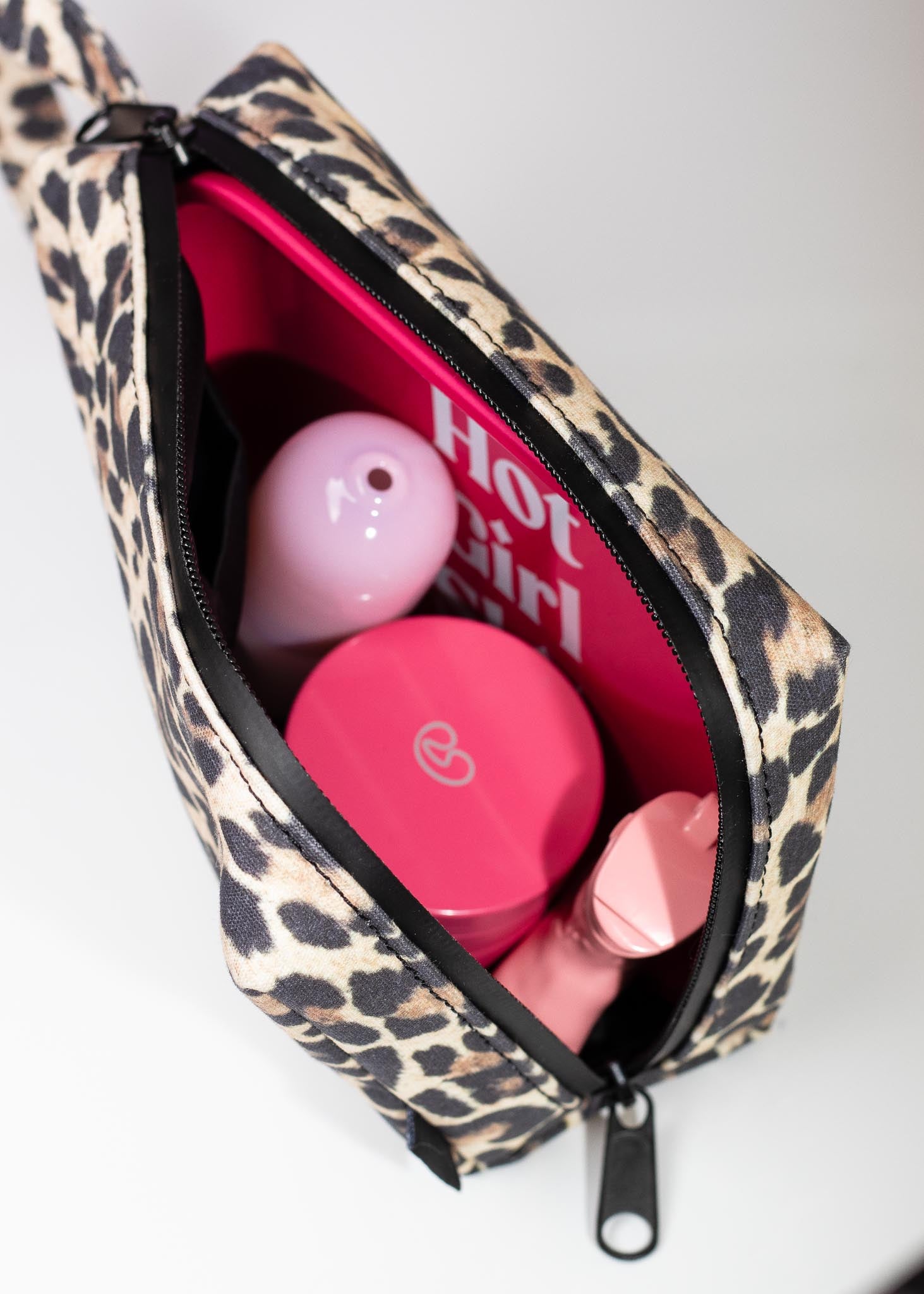 leopard print odor proof bag