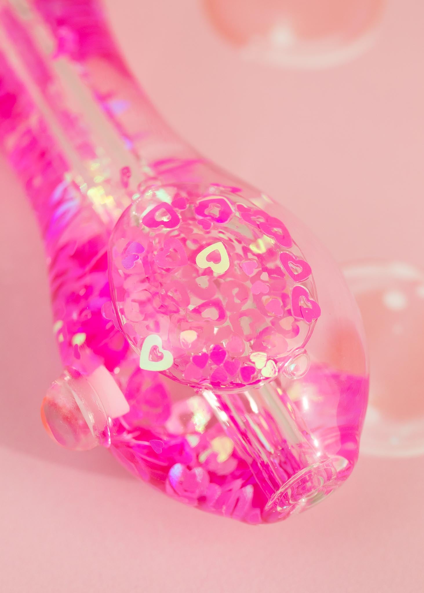 heart glitter pipe