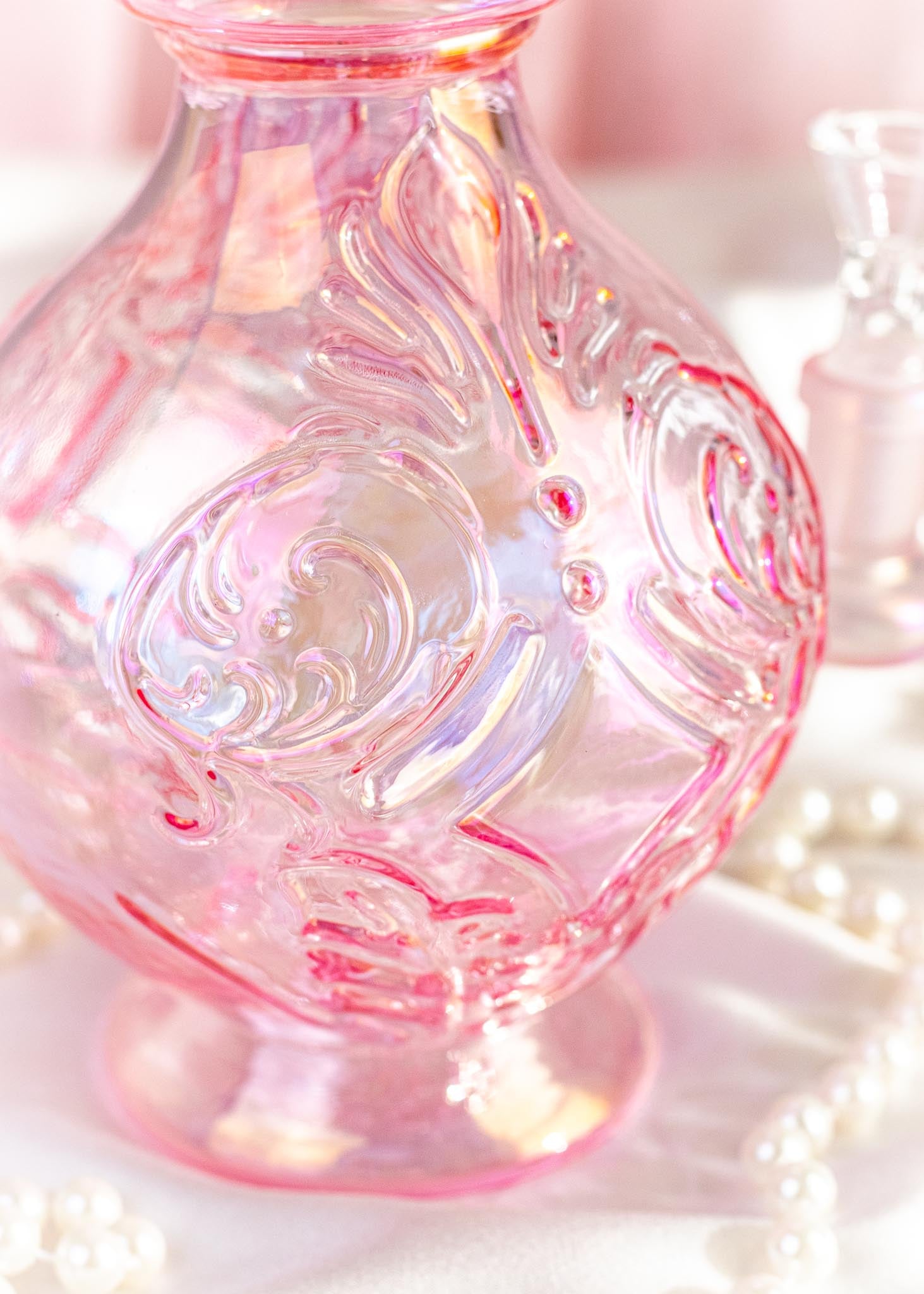 pink perfume bottle bong
