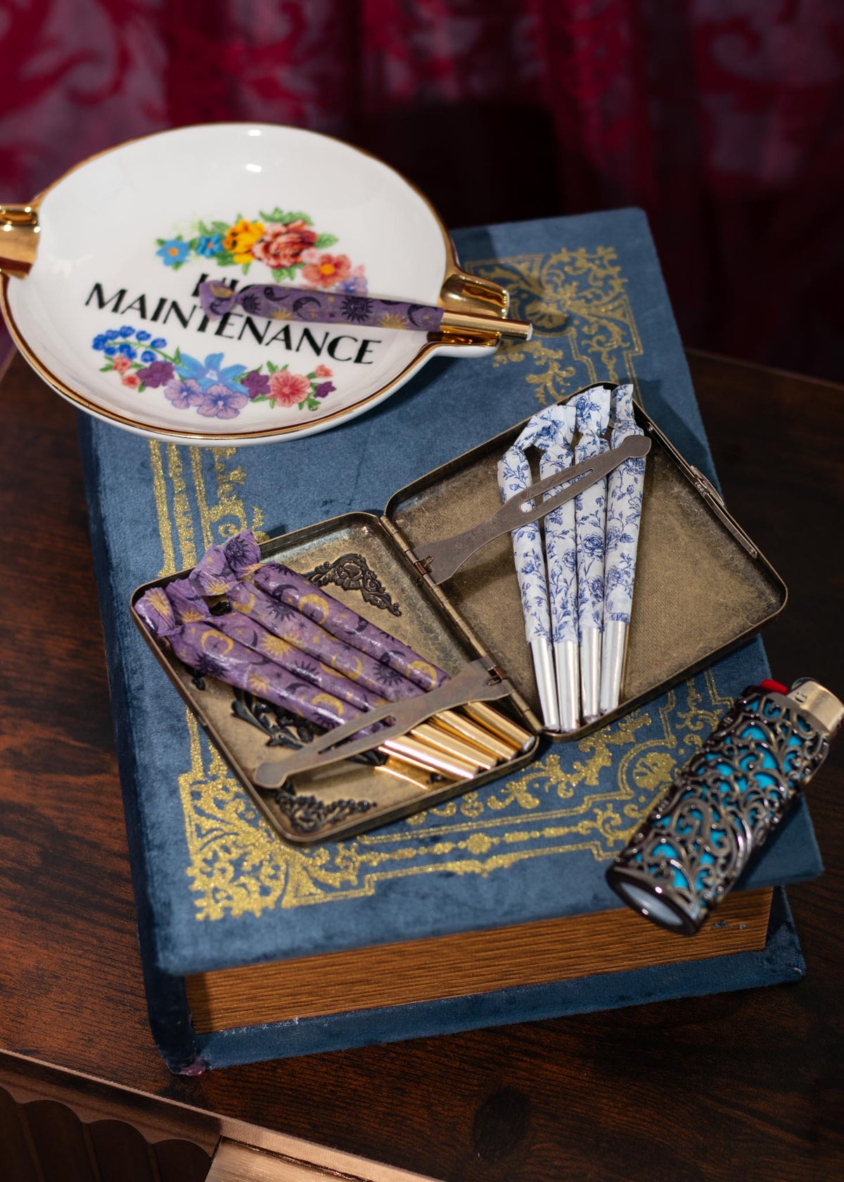 antique inspired smoking accessories