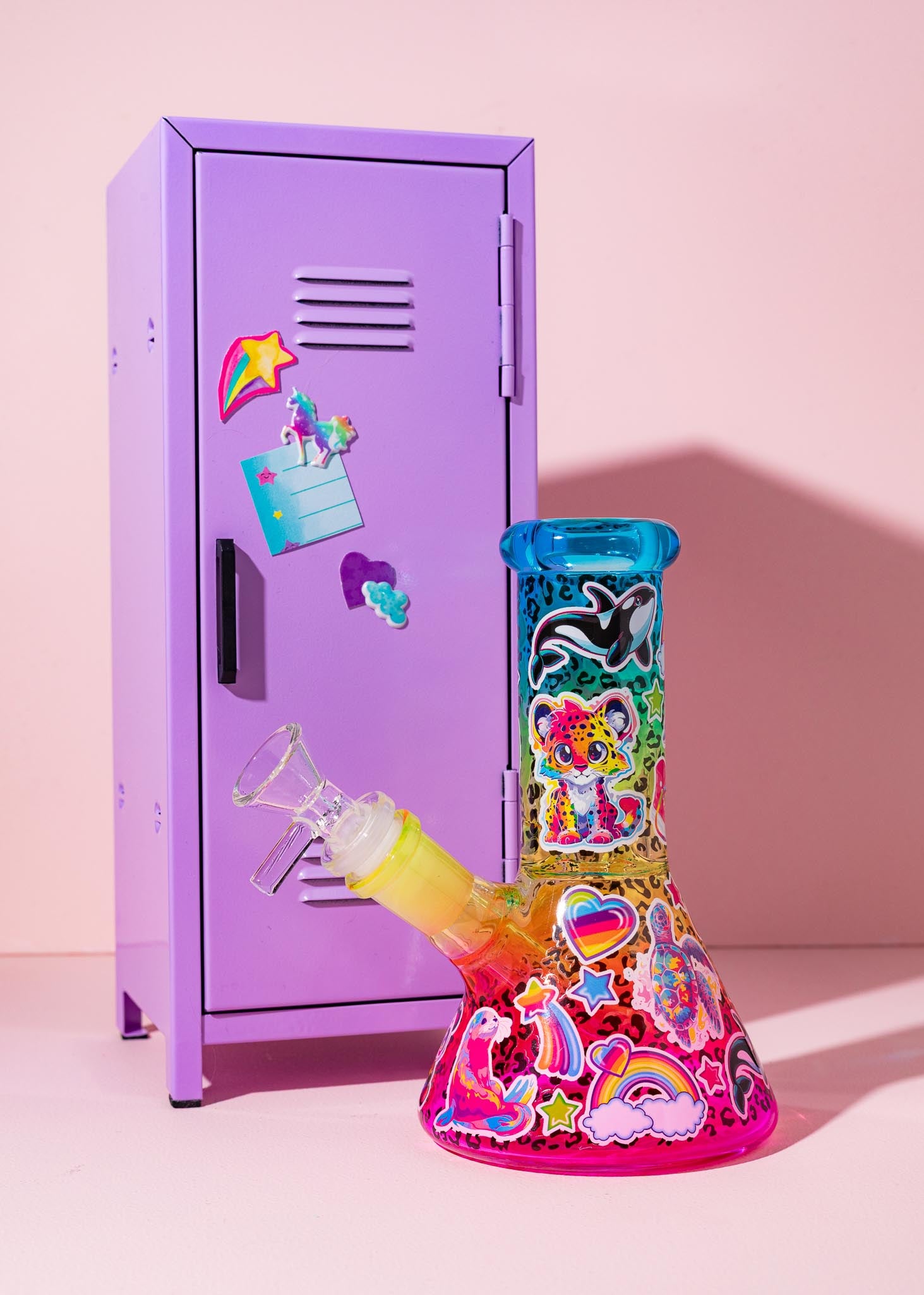 RAINBOW ANIMALS BONG 6"