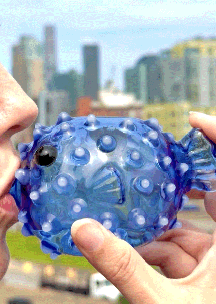 pufferfish bubbler