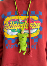 crochet ligher holder necklace