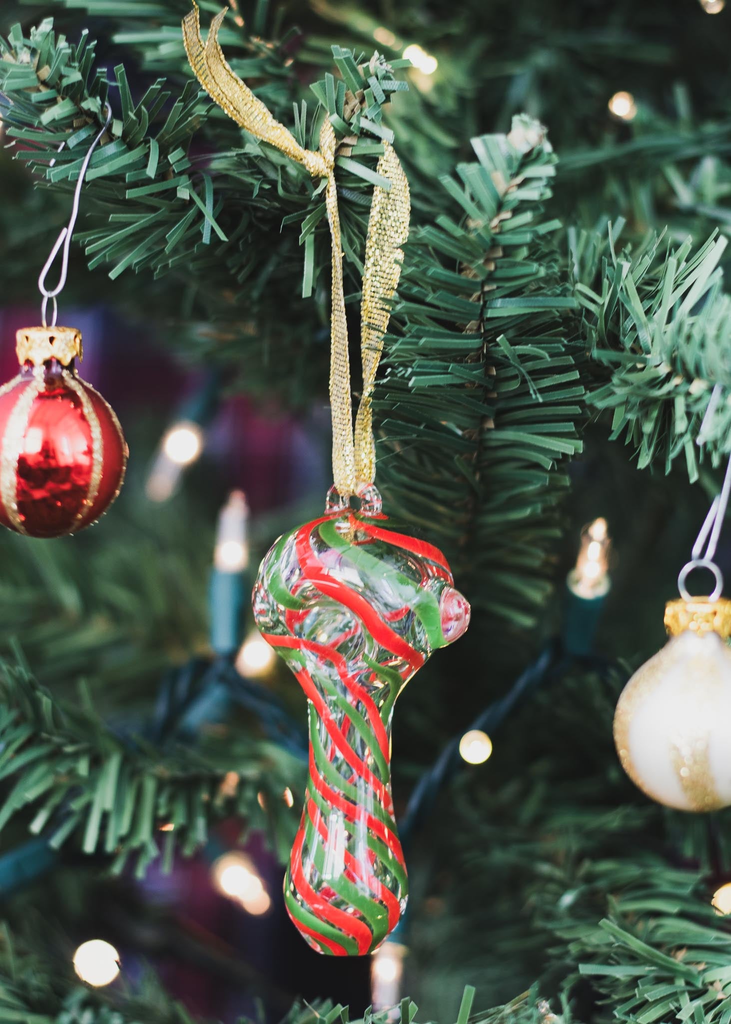 christmas ornament pipe