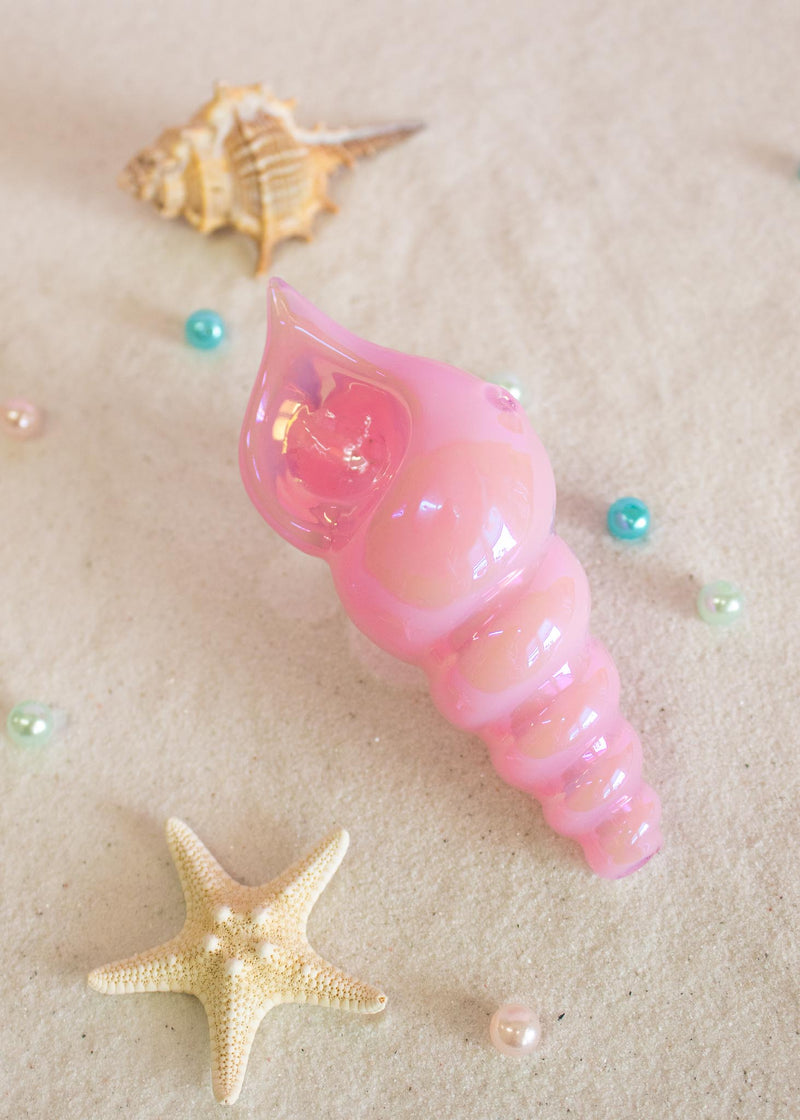 pink seashell pipe