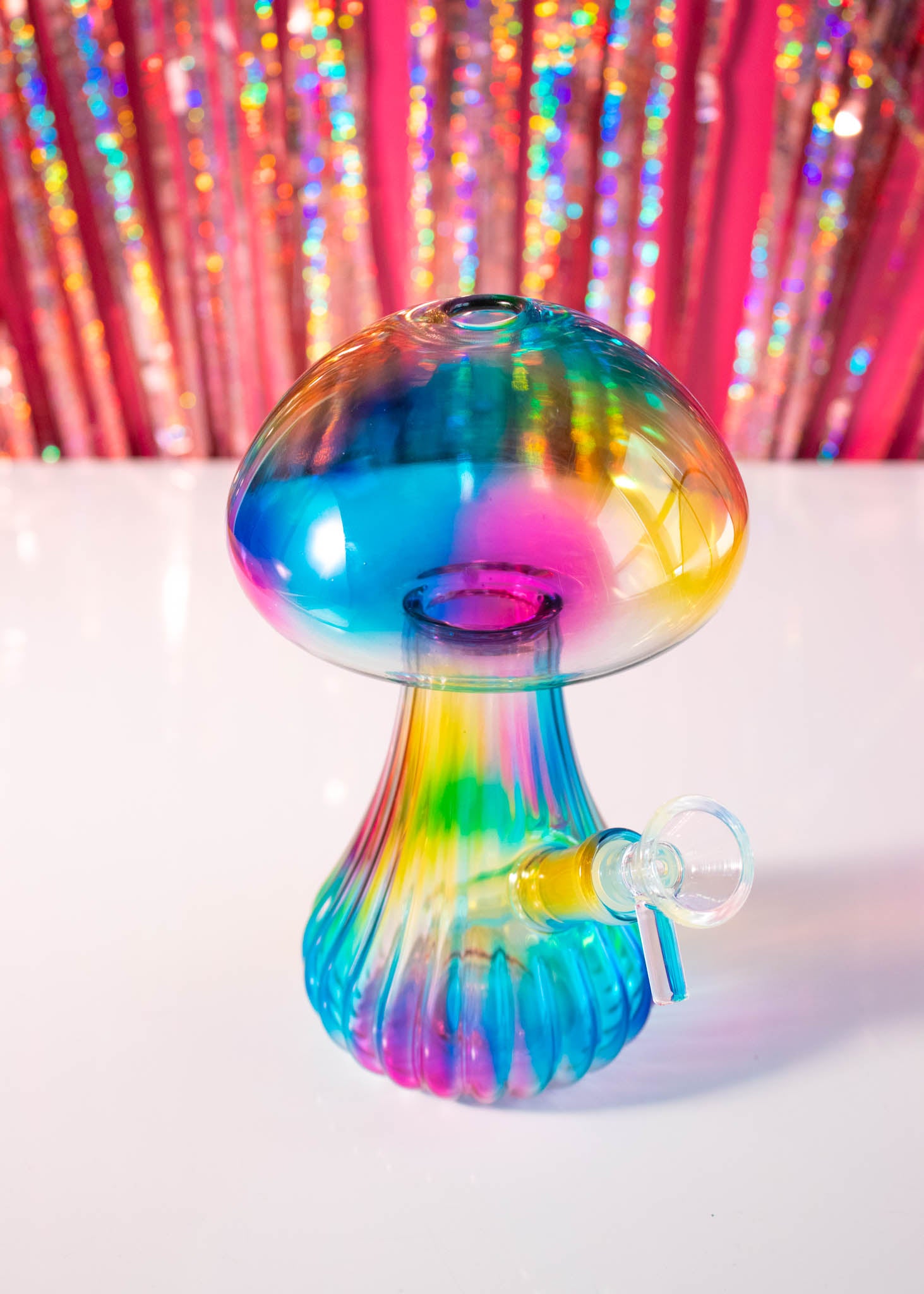 tie dye mushroom bong