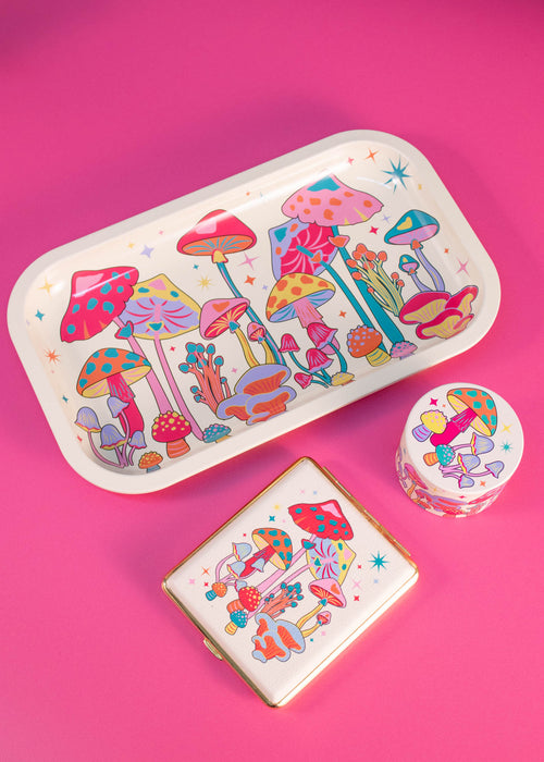 Mini Rolling Tray Power Puff // Cute Rolling Trays // Weed Tray // 420 Gift  // Custom Rolling Tray // Girly Smoking Accessories -  Sweden