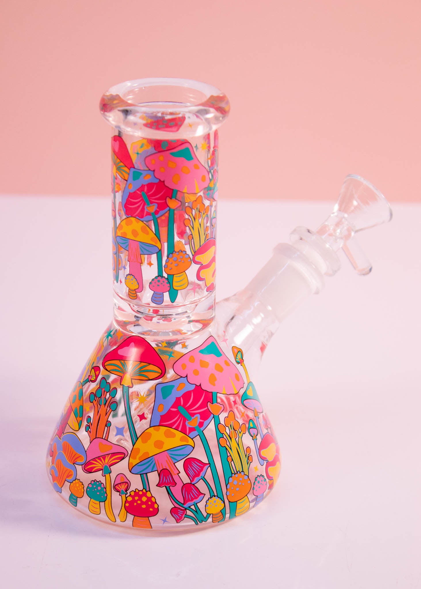 mini colorful mushroom bong