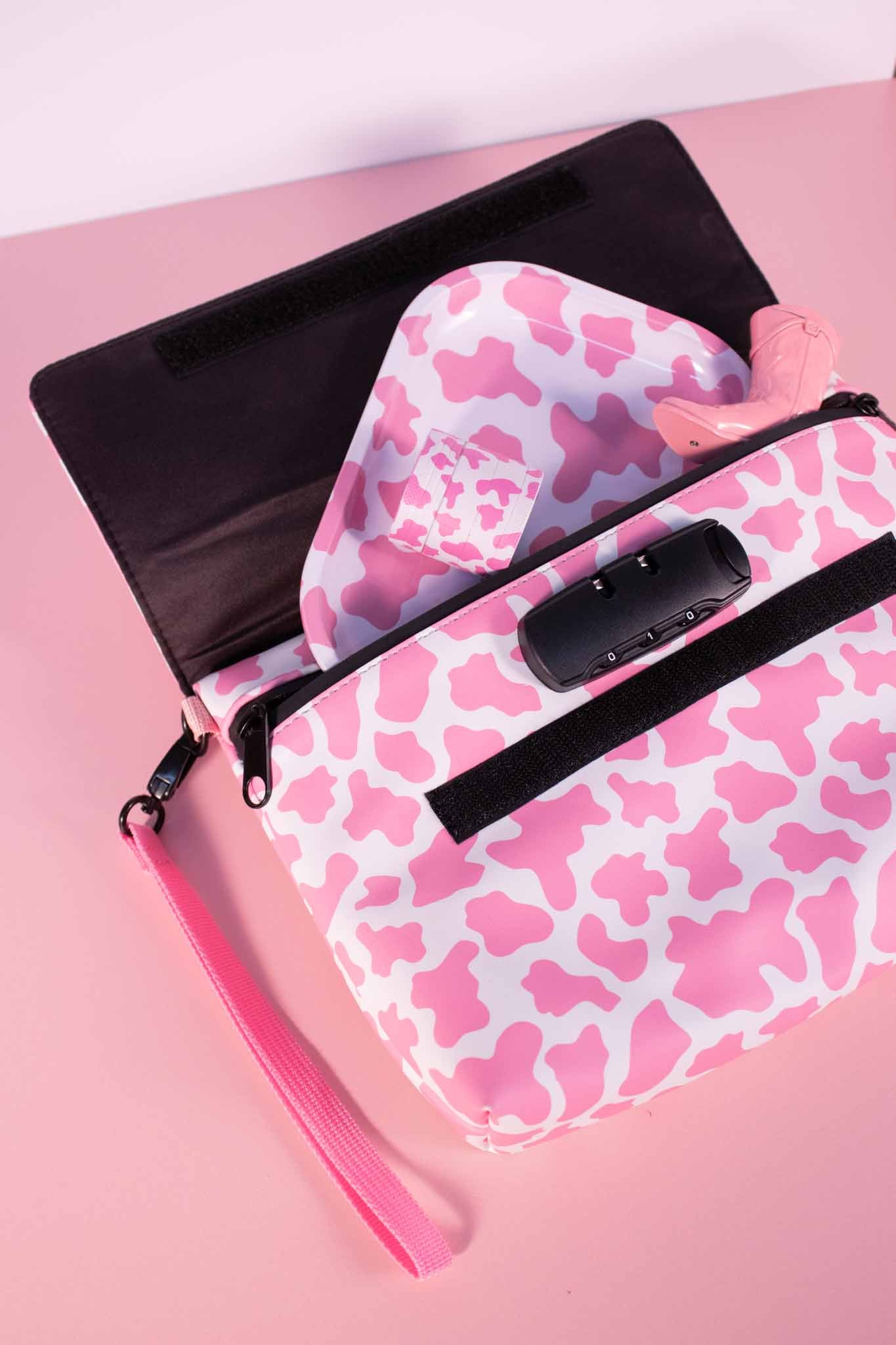 pink cow odor proof bag