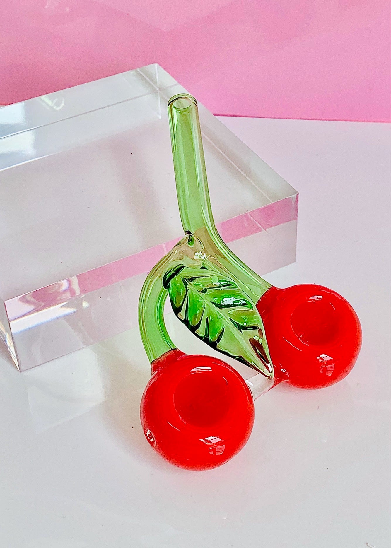 SMALL DOUBLE BOWL CHERRY PIPE