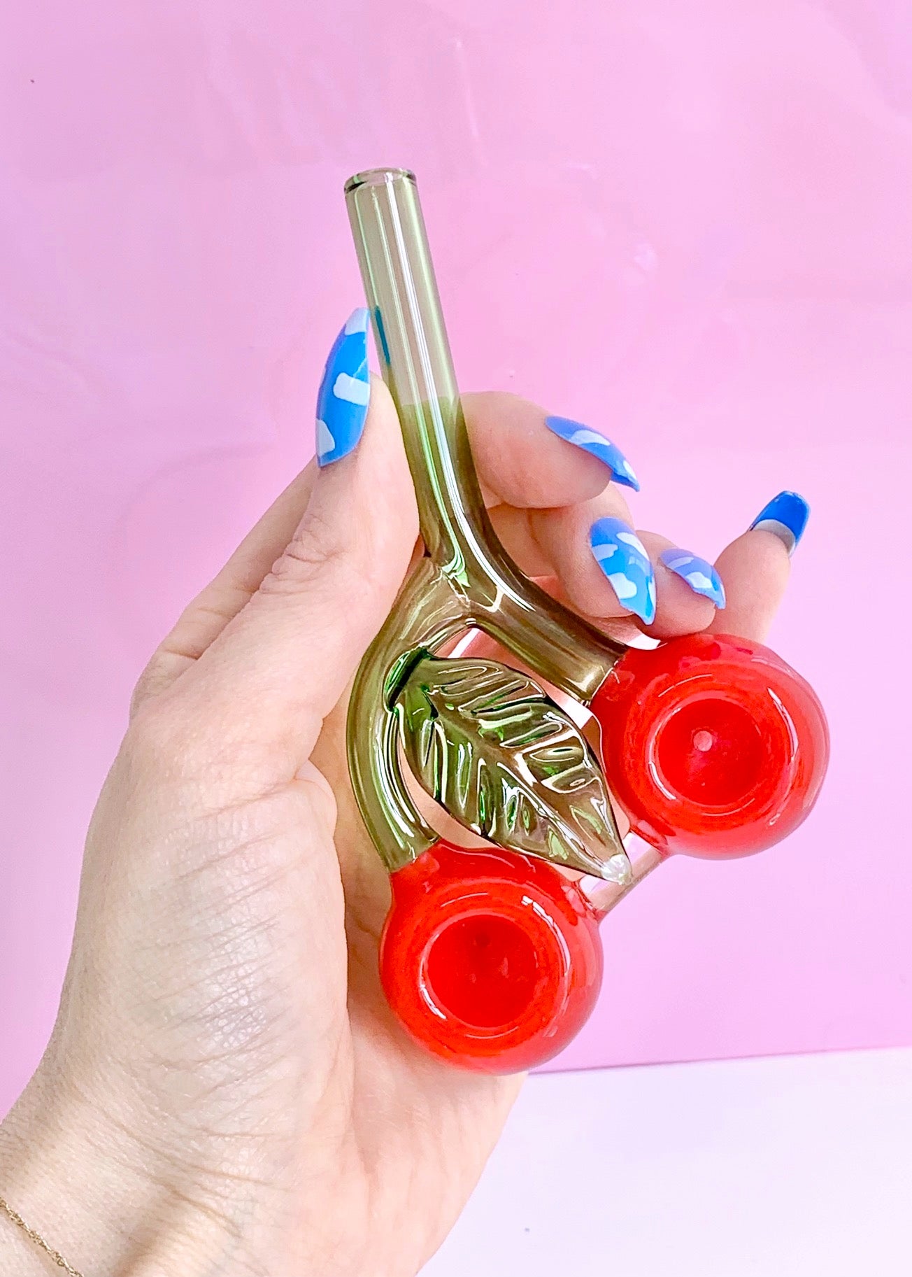 SMALL DOUBLE BOWL CHERRY PIPE