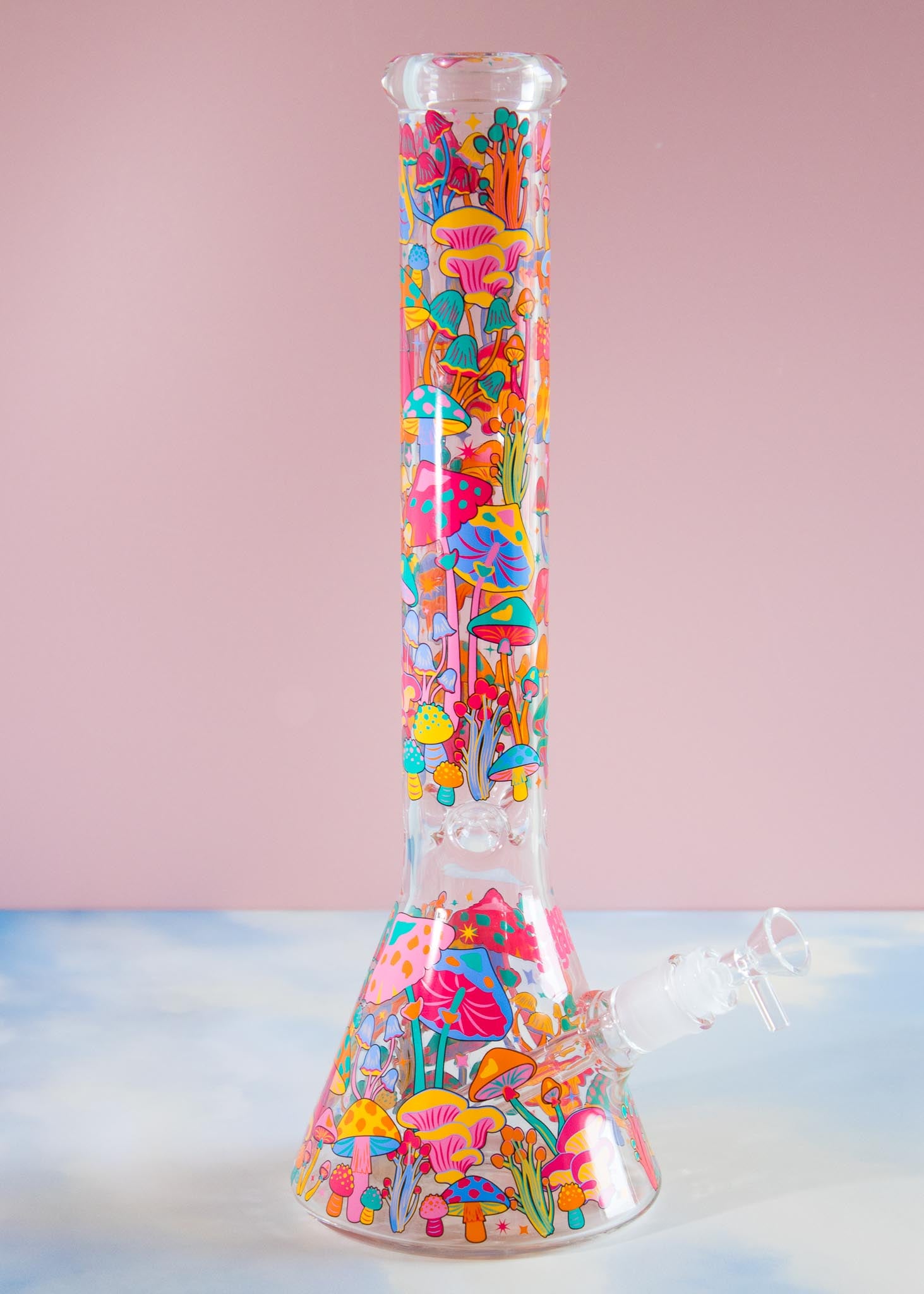 colorful mushroom bong
