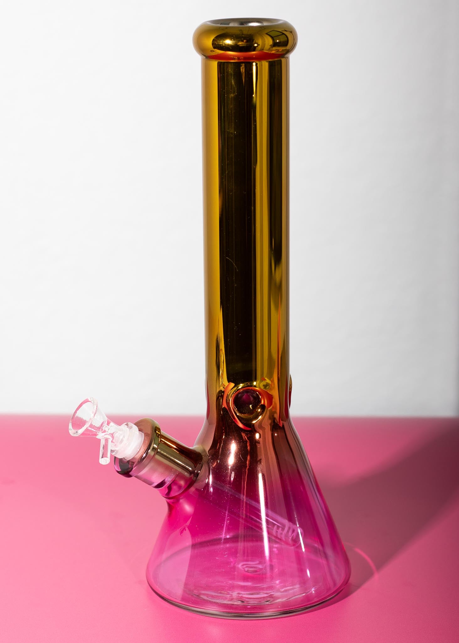 PINK AND GOLD BONG