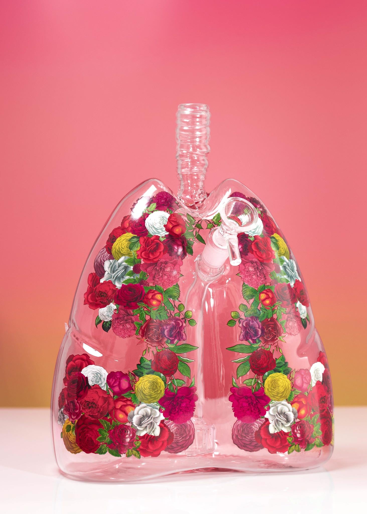 FLORAL LUNG BONG