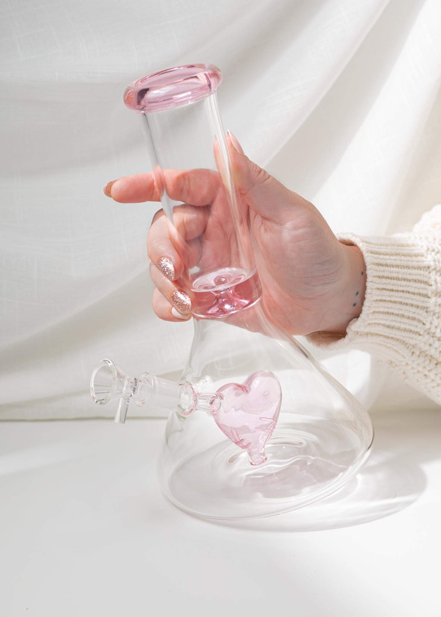 heart beaker bong