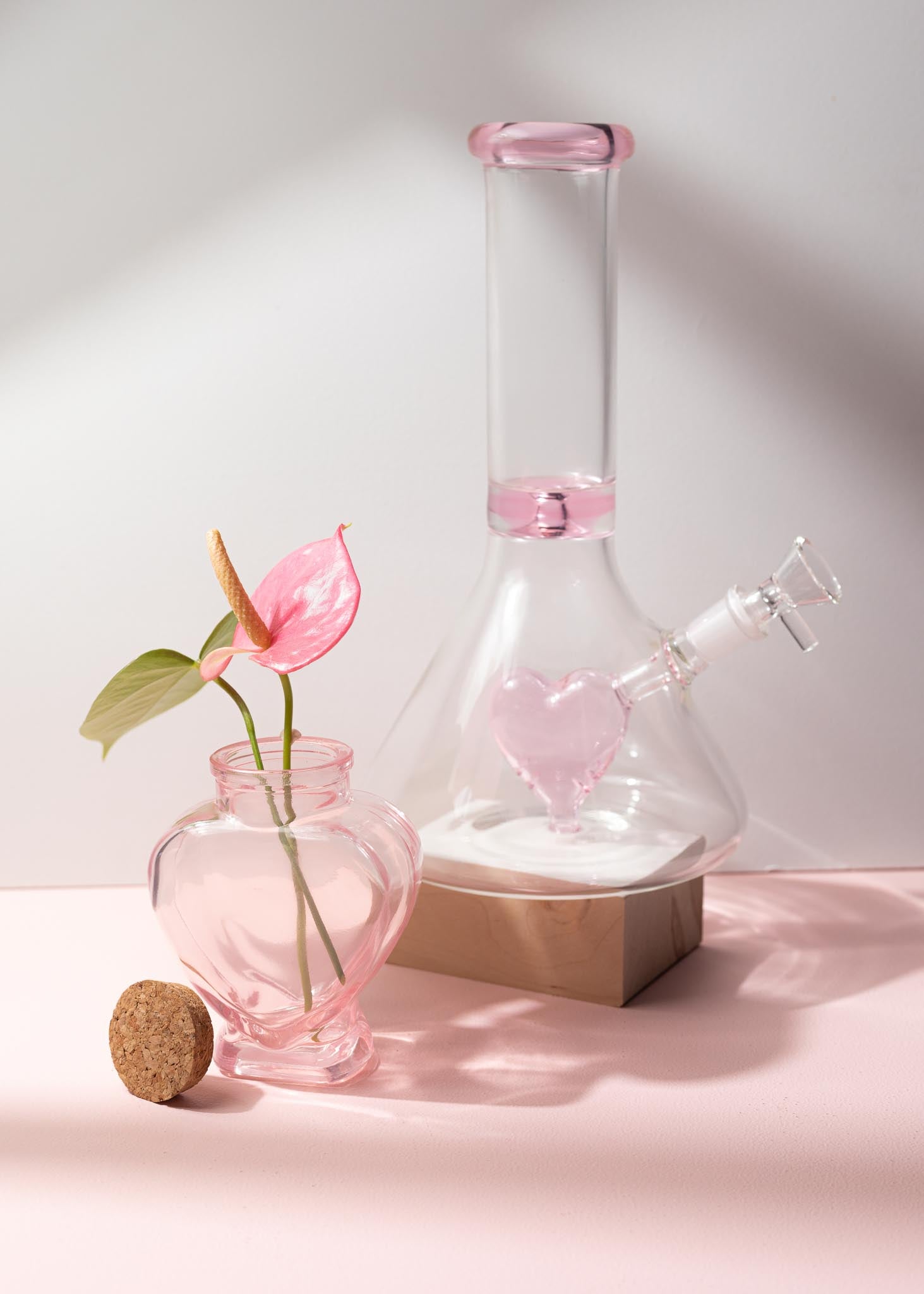 heart beaker bong