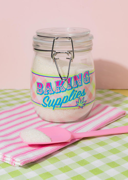 "BAKING SUPPLIES" STASH/STORAGE JAR