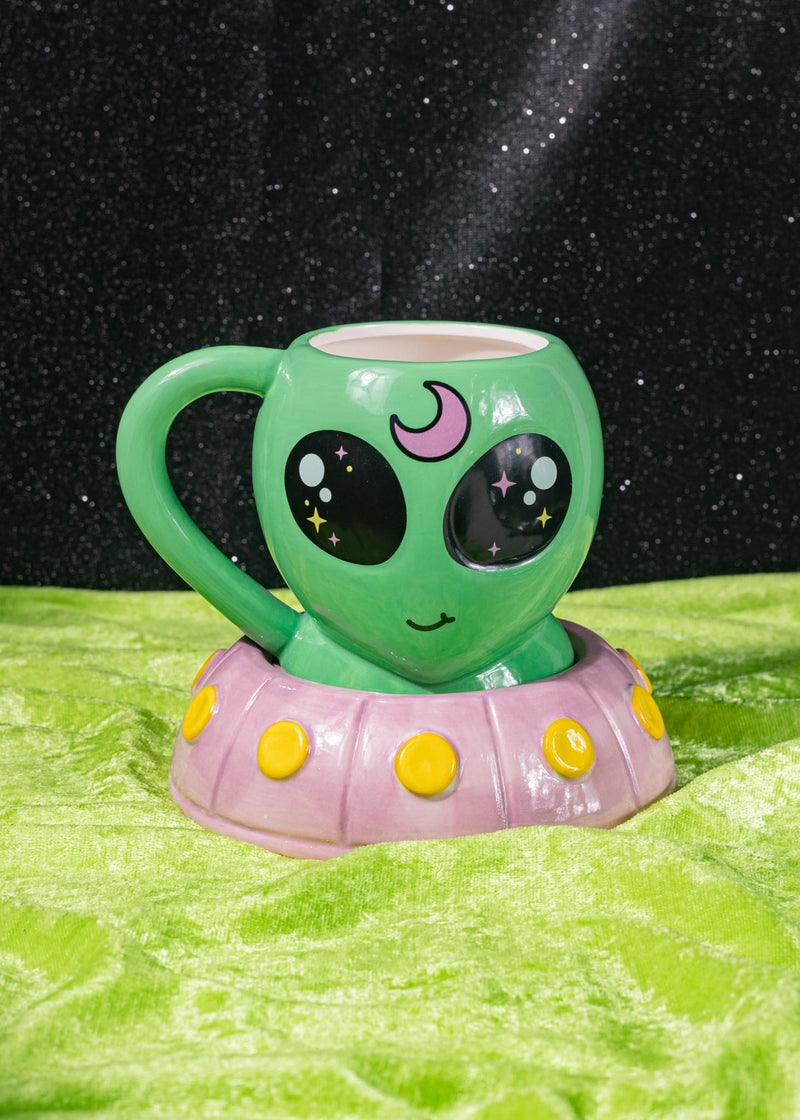 alien mug and plate set