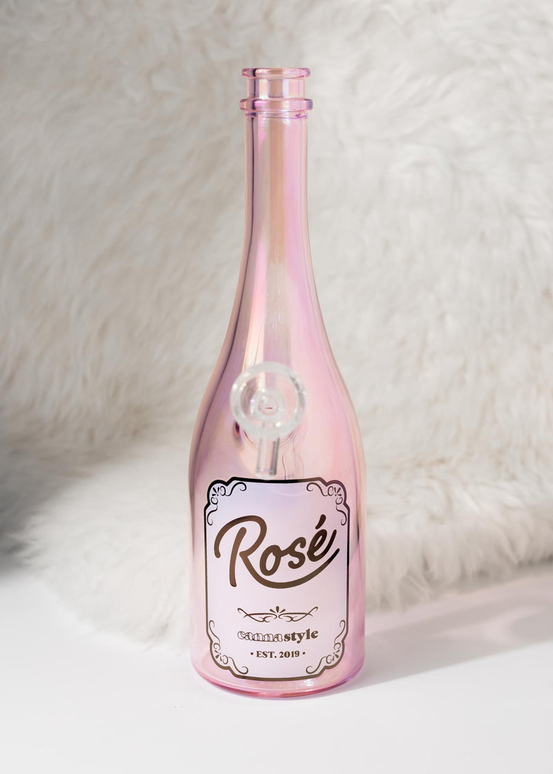rose wine bottle bong