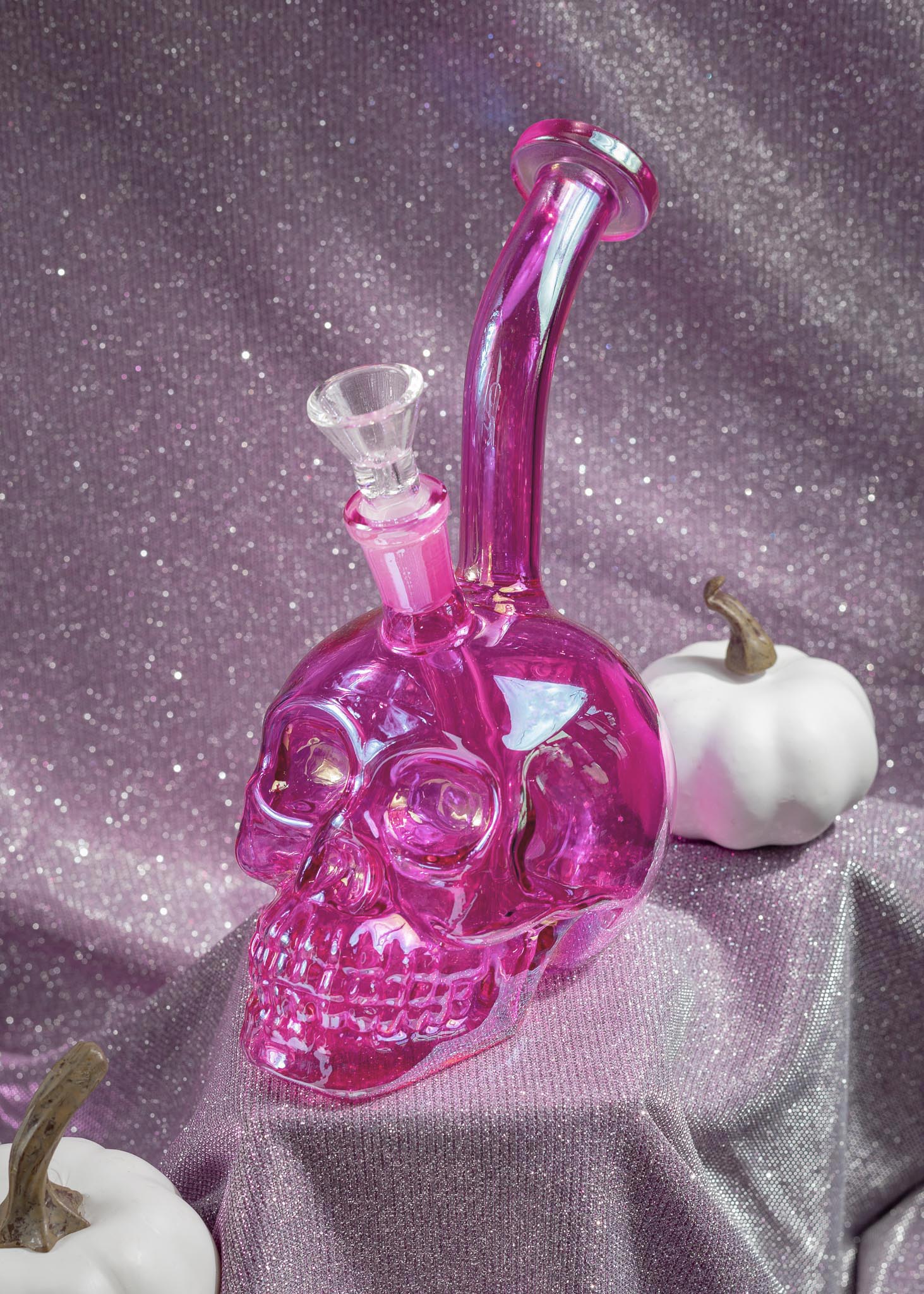 pink skull bong