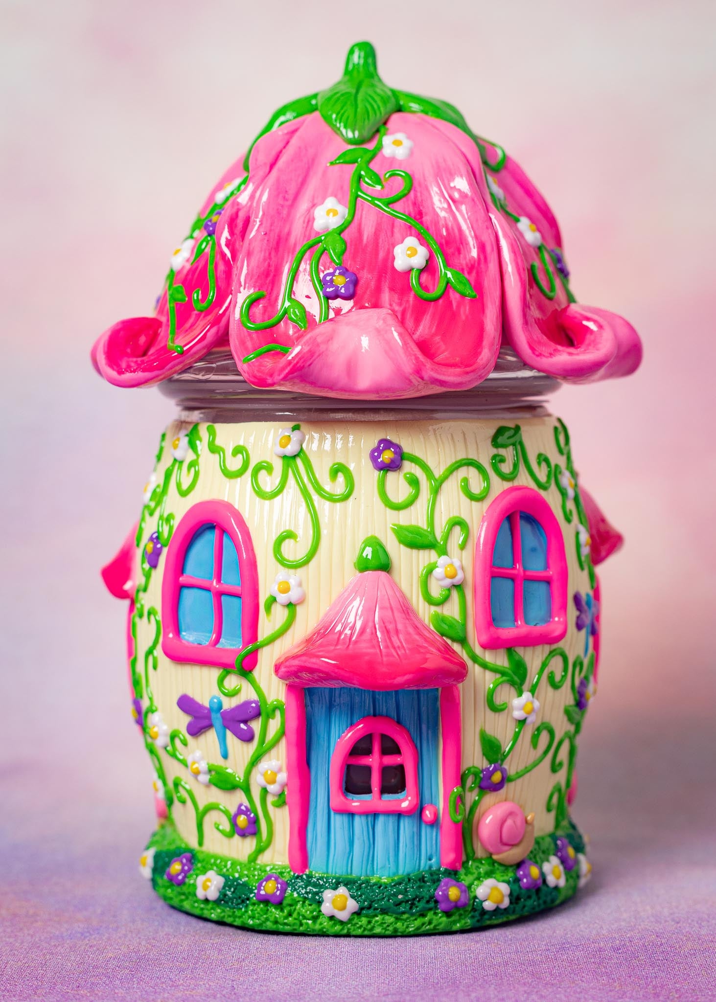 FAIRY HOUSE STASH JAR