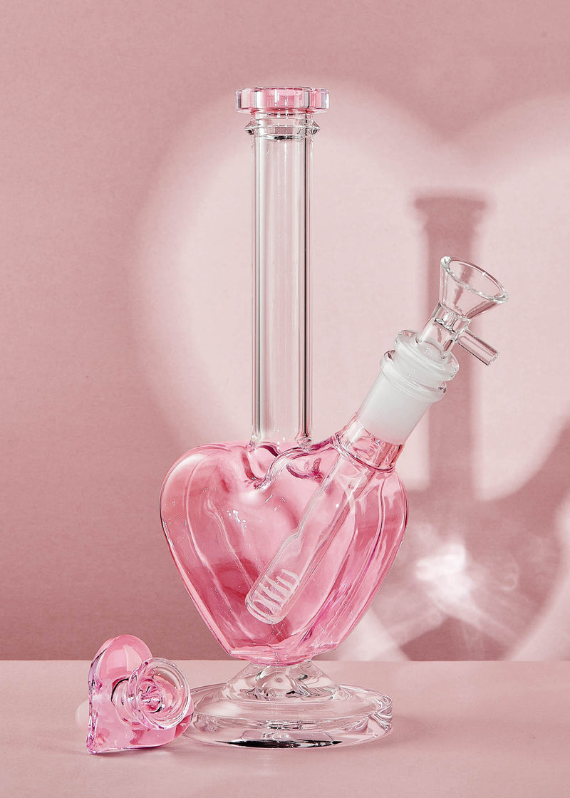 pink heart bong