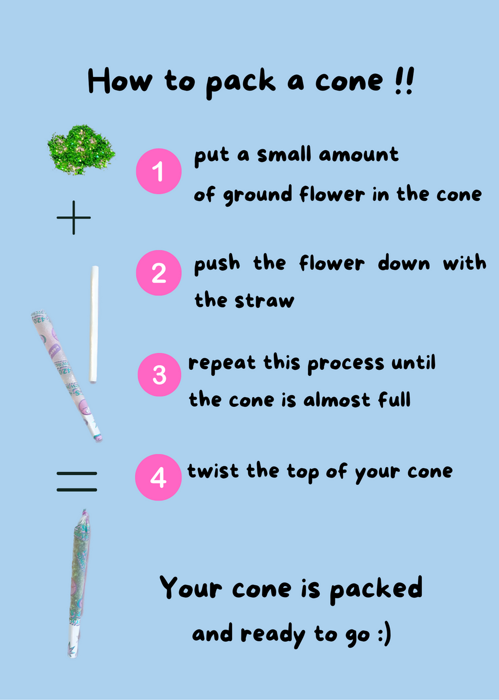 PINK CHERRY CONES (8-pack)
