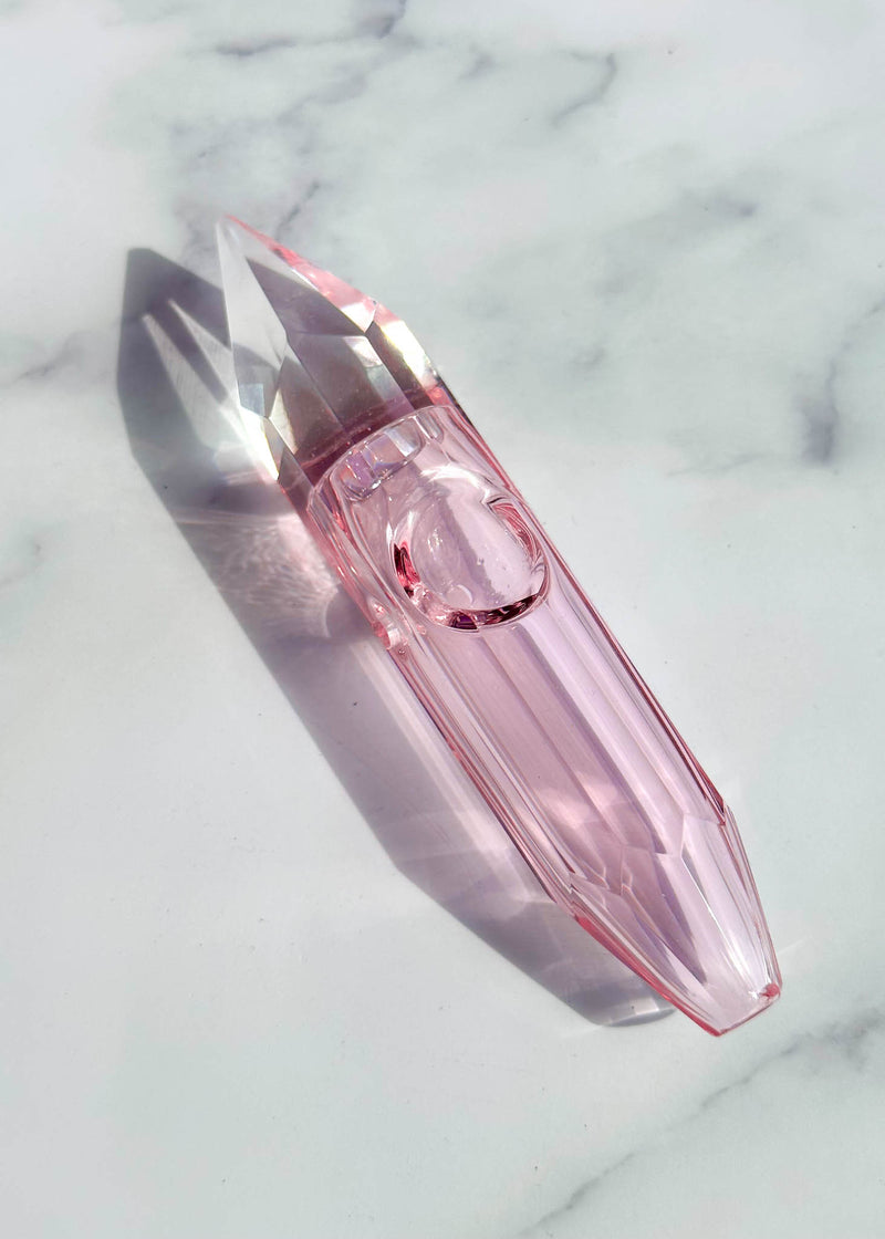 pink crystal pipe