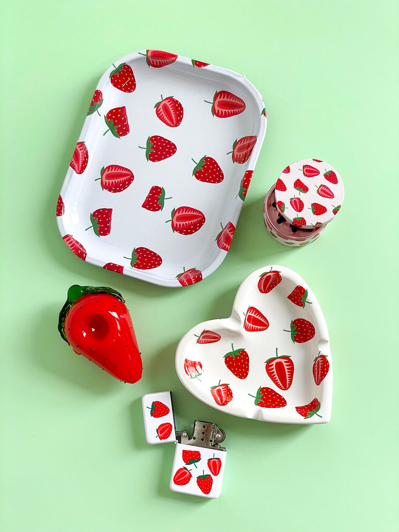 cute kawaii strawberry smoking accessories