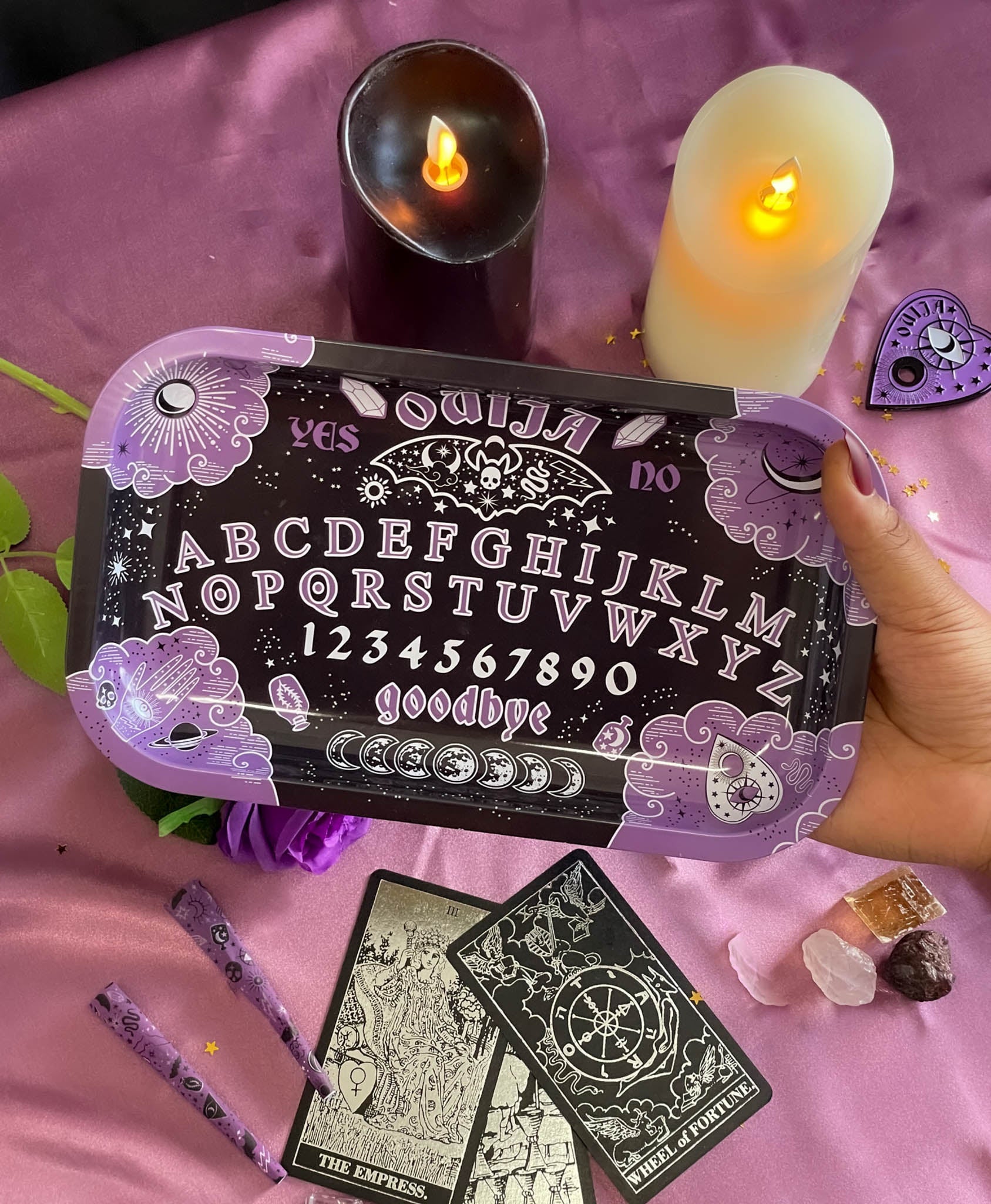 ouija board rolling tray