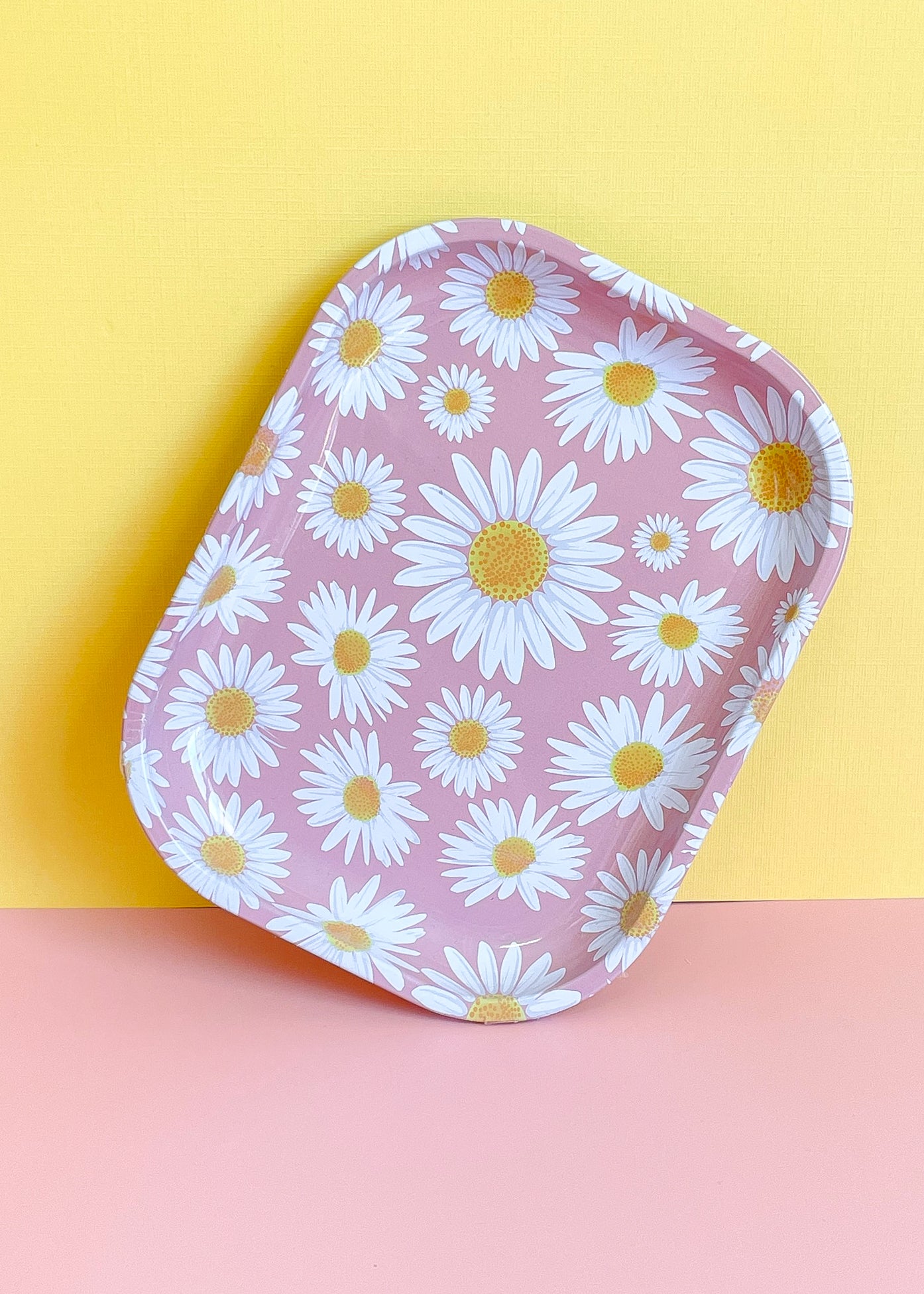 DAISY FLOWER ROLLING TRAY