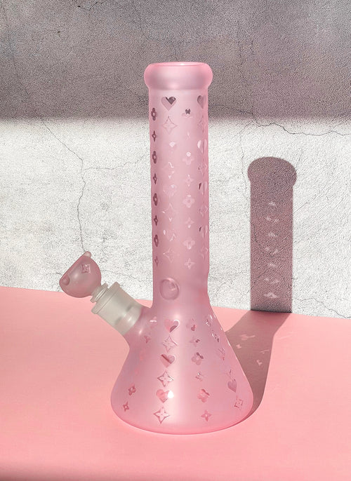 pink designer bong