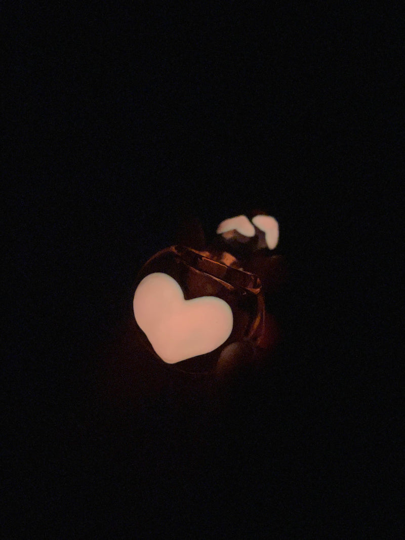 heart glow in the dark pipe