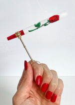 Rose Joint Blunt Holder Ring & Roach Clip