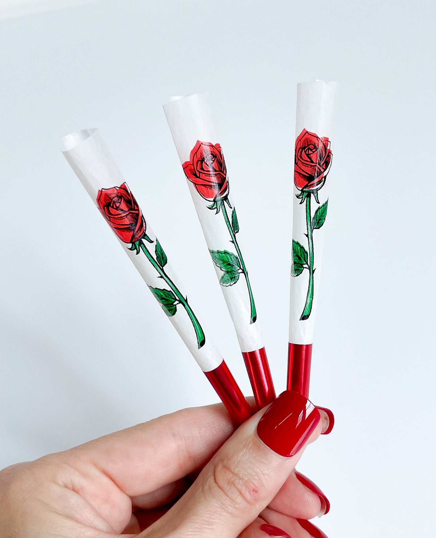 LONGSTEM ROSE CONES (8-pack)