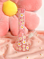 cute pink water pipe with daisy pattern