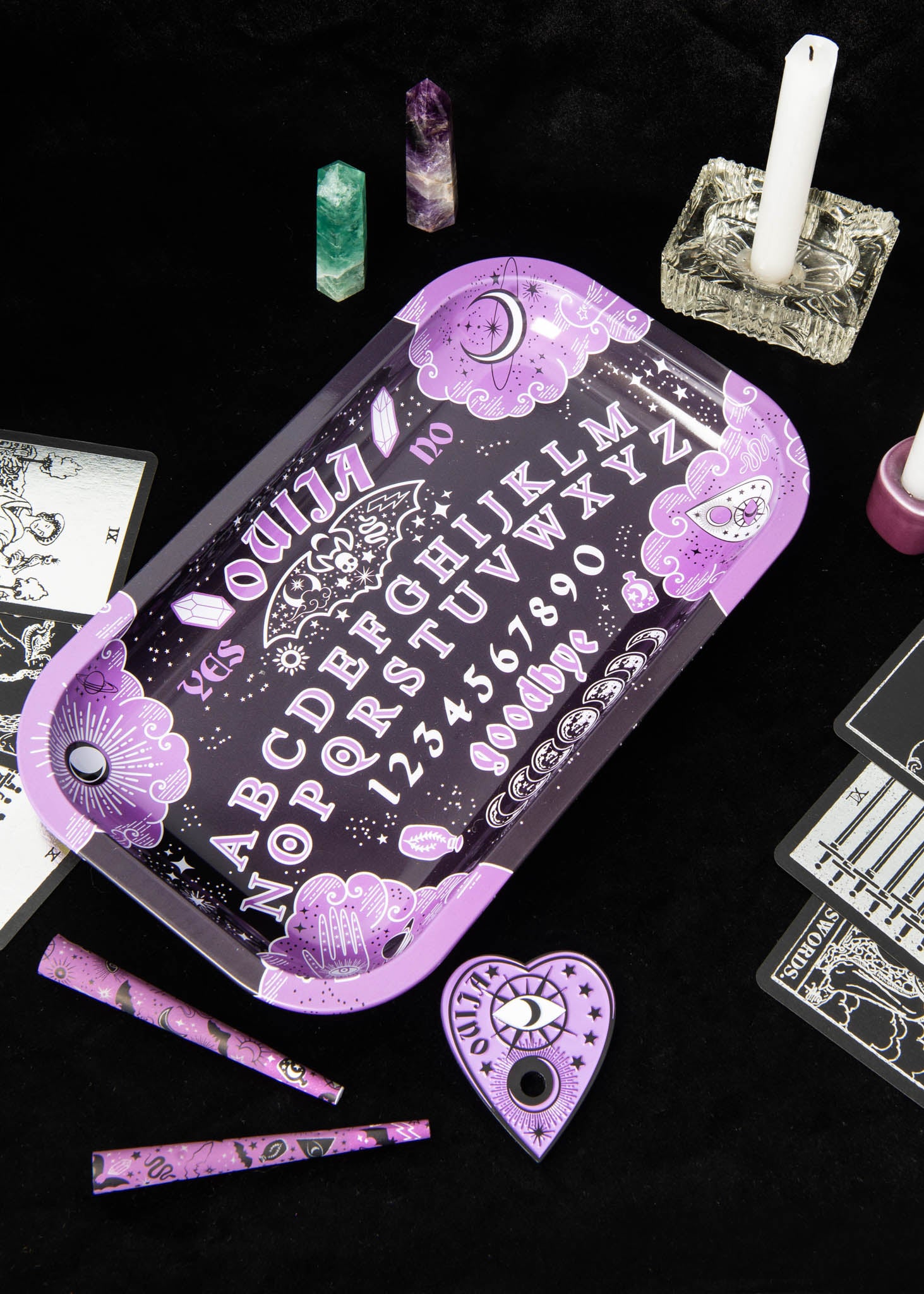 ouija board rolling tray