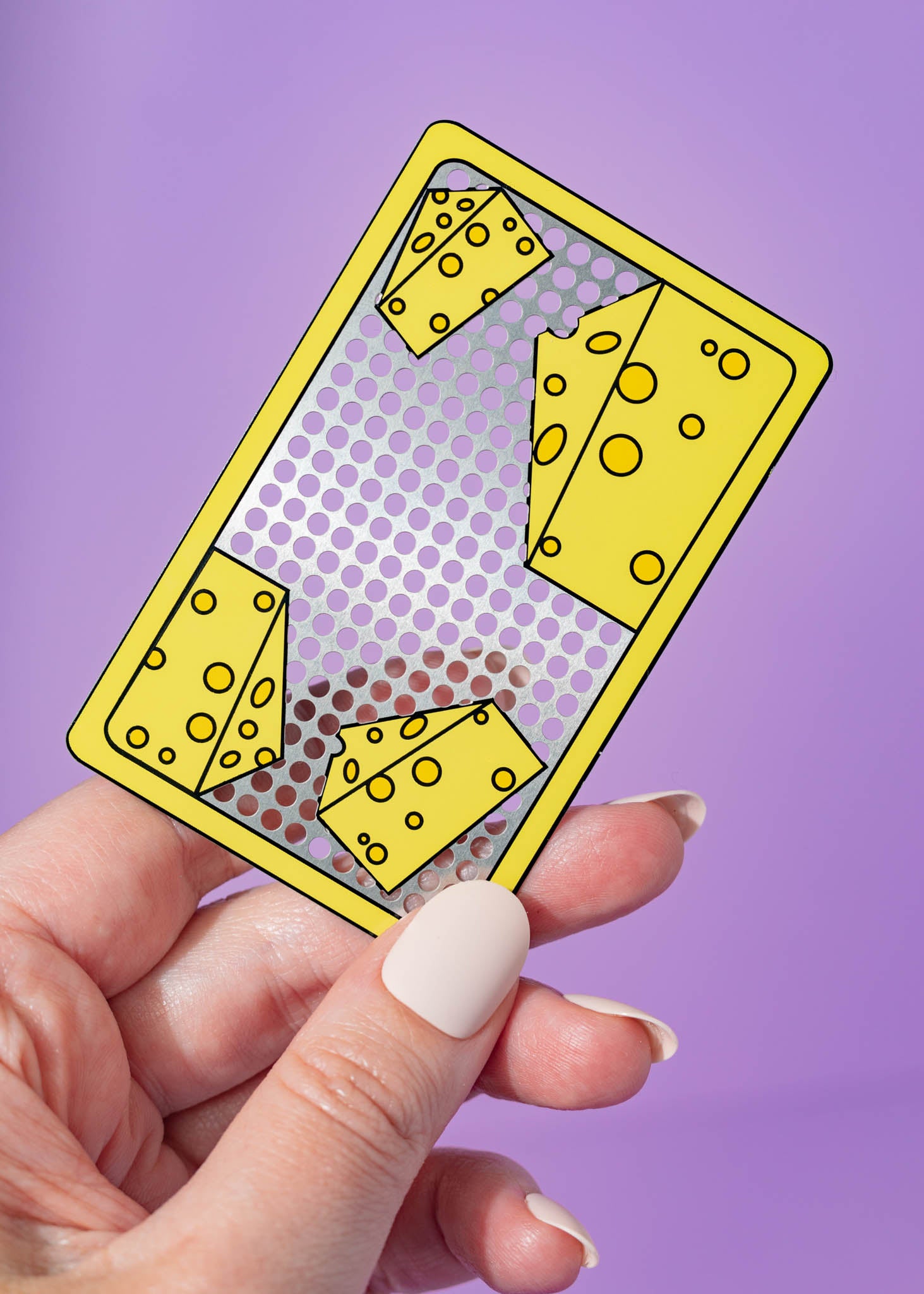 cheese grater grinder card